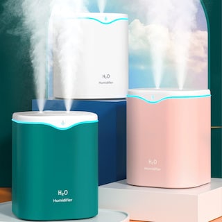 Foto 5 | Humidificador Genérica De Gran Capacidad 2000 Ml Dual Jet Silent White - Venta Internacional.