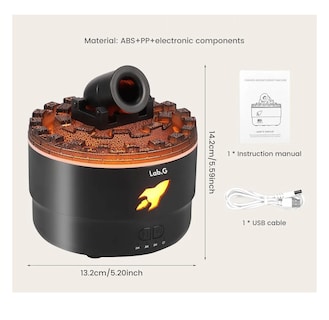 Foto 3 | Humidificador De Aroma De Cañón Negro