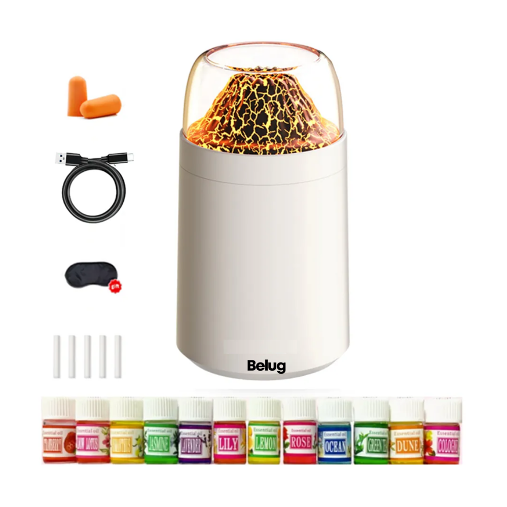 Foto 2 | Humidificador Difusor De Aceites Esenciales Eléctricos Casa Belug  Blanco