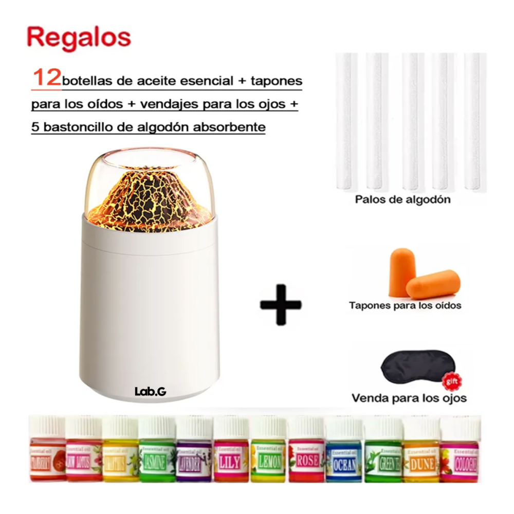 Foto 4 pulgar | Humidificador Difusor De Aceites Esenciales Eléctricos Casa Lab.g  Blanco