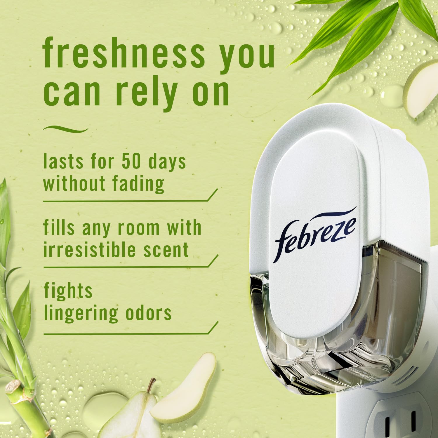 Foto 3 pulgar | Ambientador Febreze Plug In Bamboo Scent  Kit De Inicio - Venta Internacional.