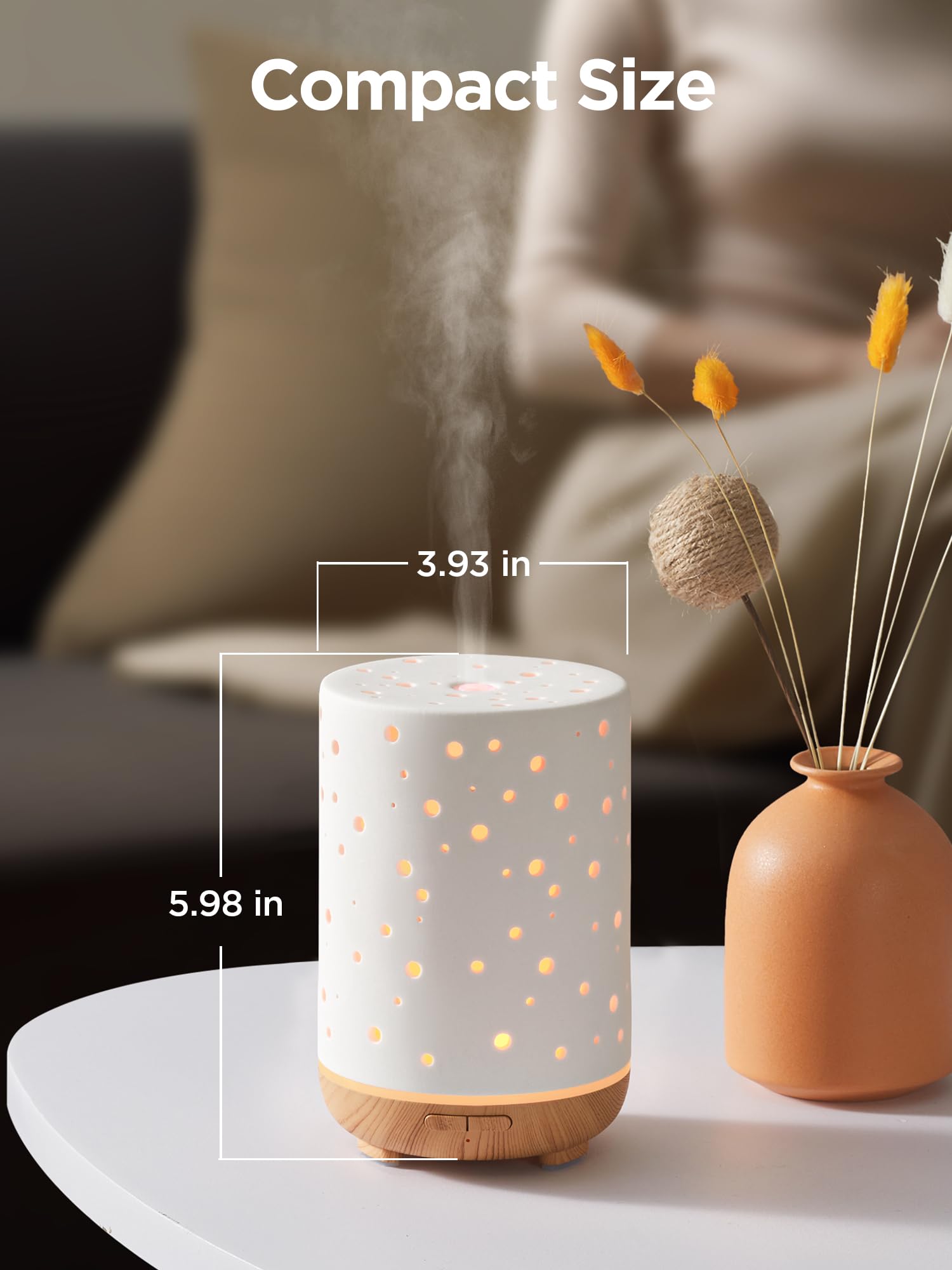 Foto 8 pulgar | Humidificador De Aire Ultrasónico De Cerámica Innogear Con Difusor De Aceite  150 Ml - Venta Internacional.