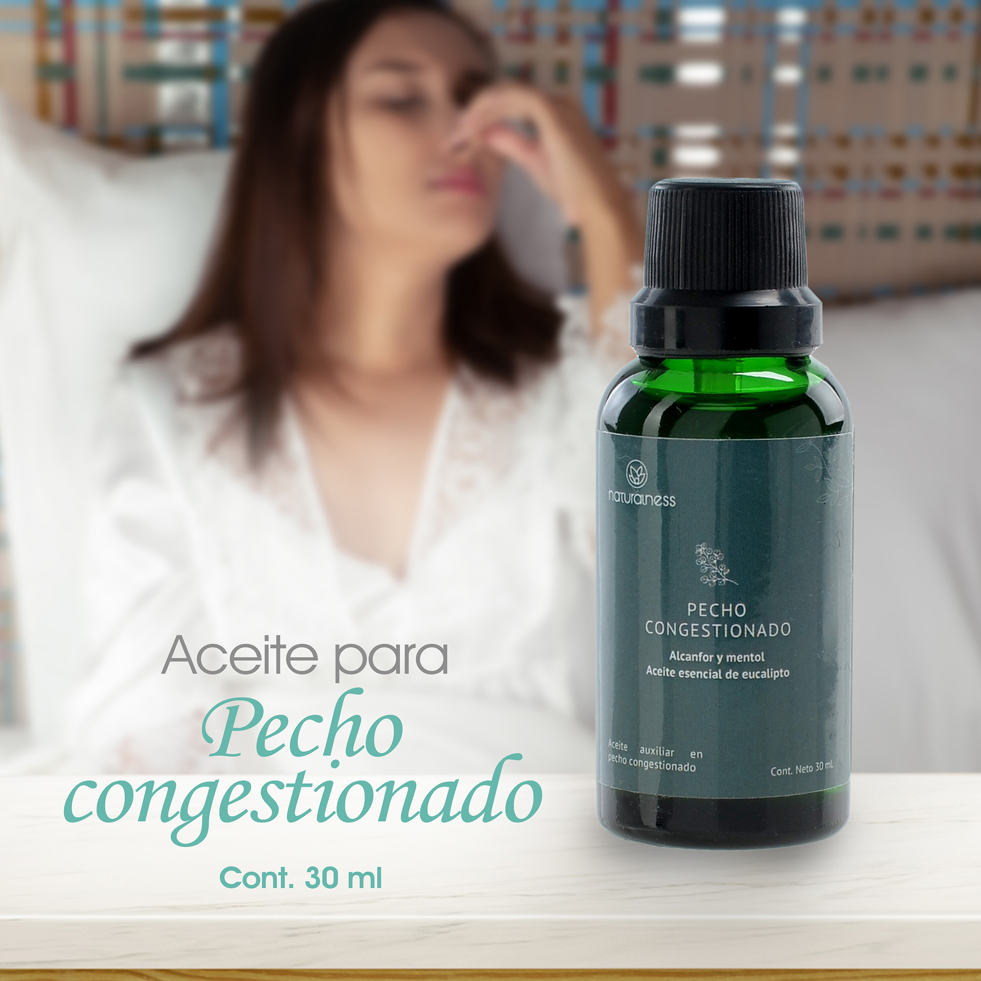 Foto 4 pulgar | Aceite para Pecho Congestionado Naturalness de Extractos Naturales y Aceites Esenciales de 30 ml