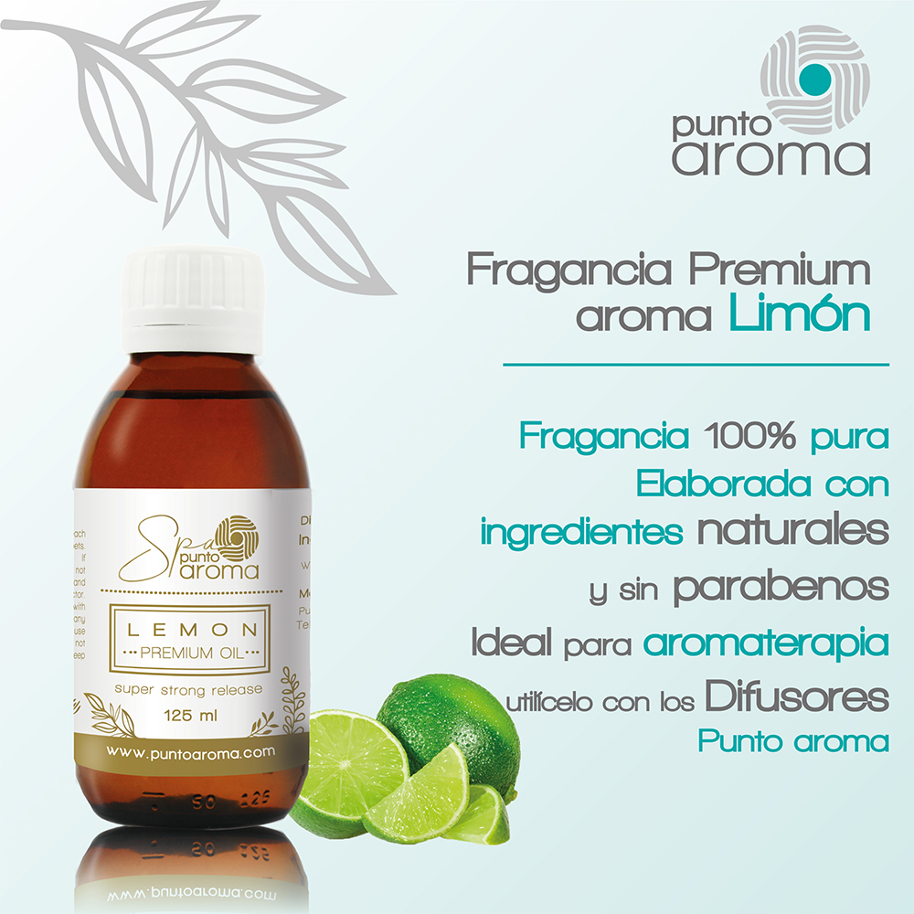 Foto 3 pulgar | Aceite Esencial, Ideal para Difusor Humificador Sahumerio - Punto Aroma - Frasco de 125 ml - Limón