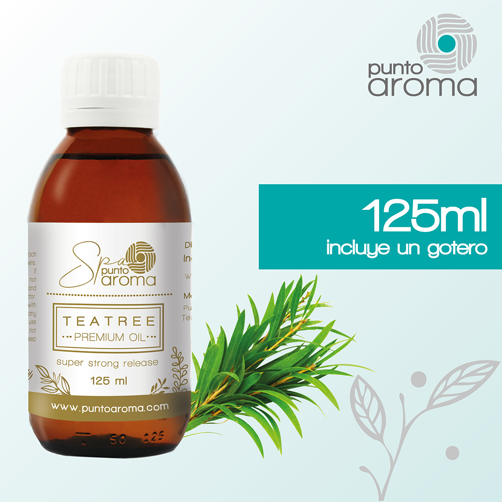 Foto 4 pulgar | Aceite Esencial, Ideal para Difusor Humificador Sahumerio - Punto Aroma - Frasco de 125 ml - Árbol de té