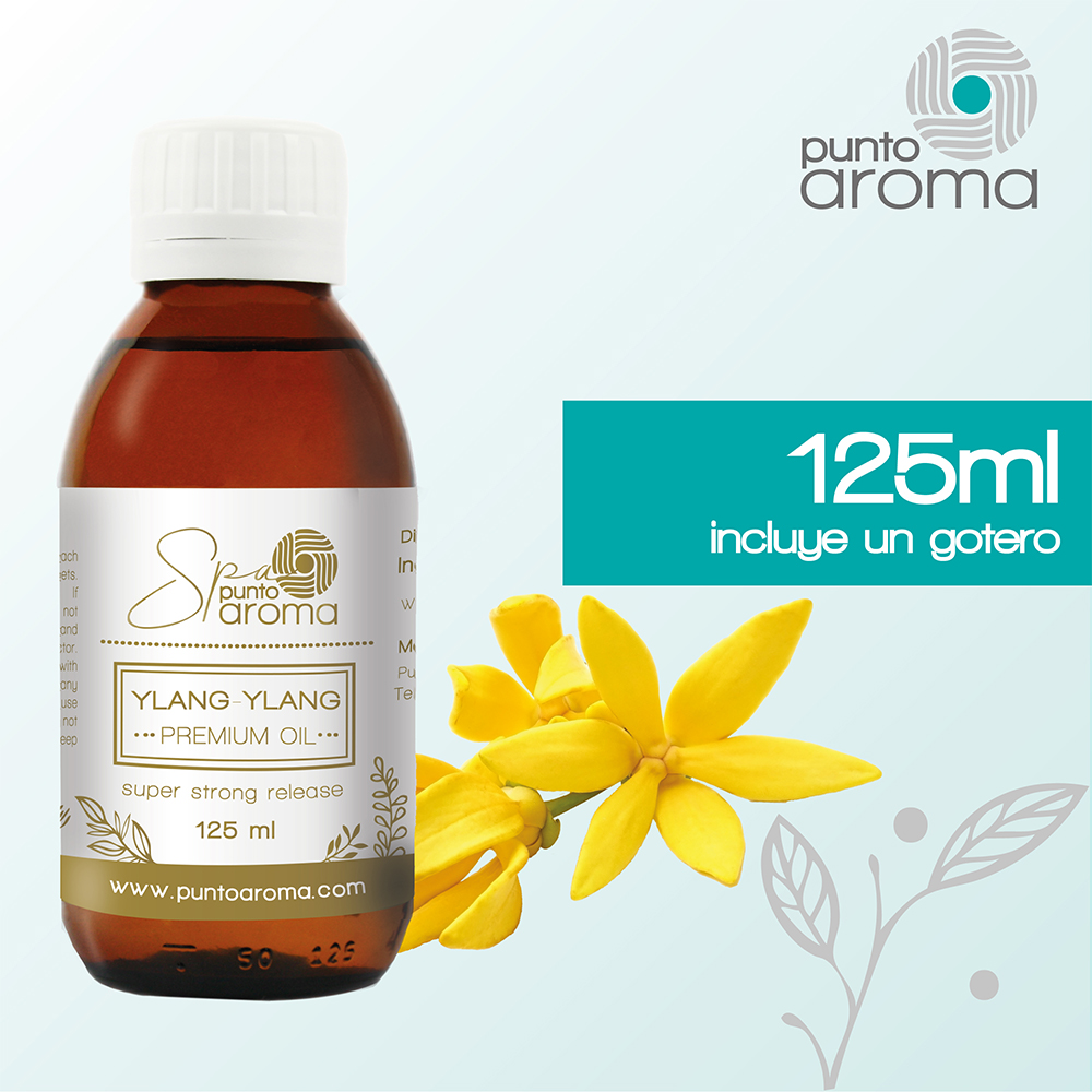 Foto 4 pulgar | Aceite Esencial, Ideal para Difusor Humificador Sahumerio - Punto Aroma - Frasco de 125 ml - Ylang Ylang