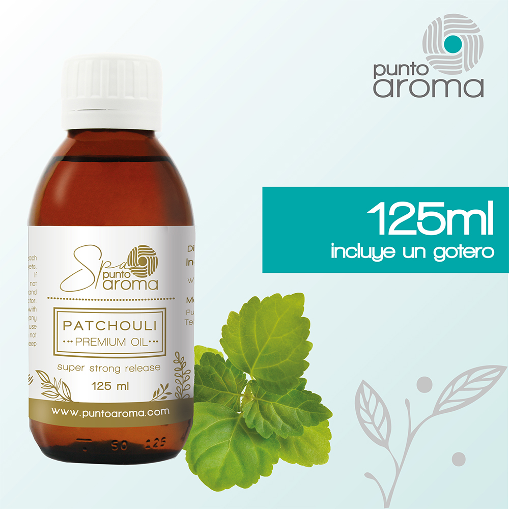 Foto 4 pulgar | Aceite Esencial Ideal para Difusor Humificador Sahumerio - Punto Aroma - Frasco de 125 ml Patchouli