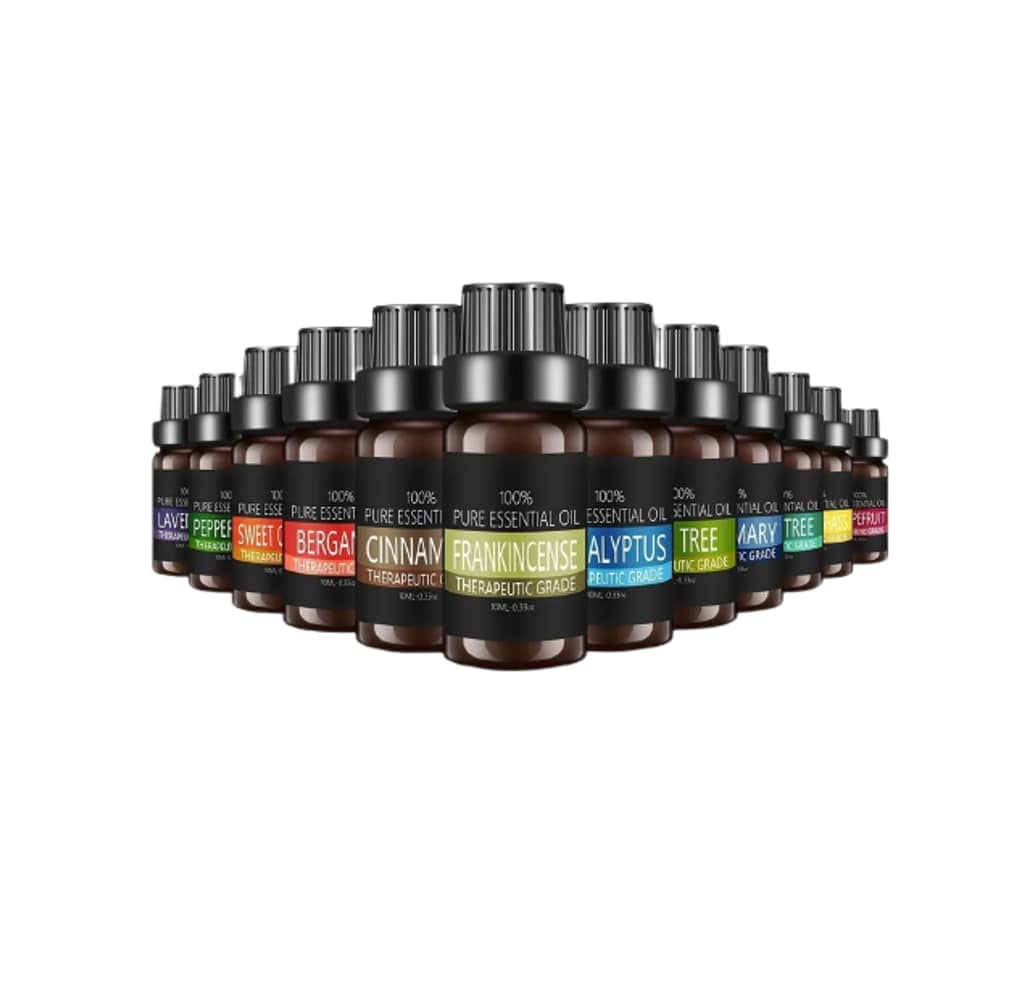 Kit de 12 Aceites Esenciales para Aromaterapia Malubero