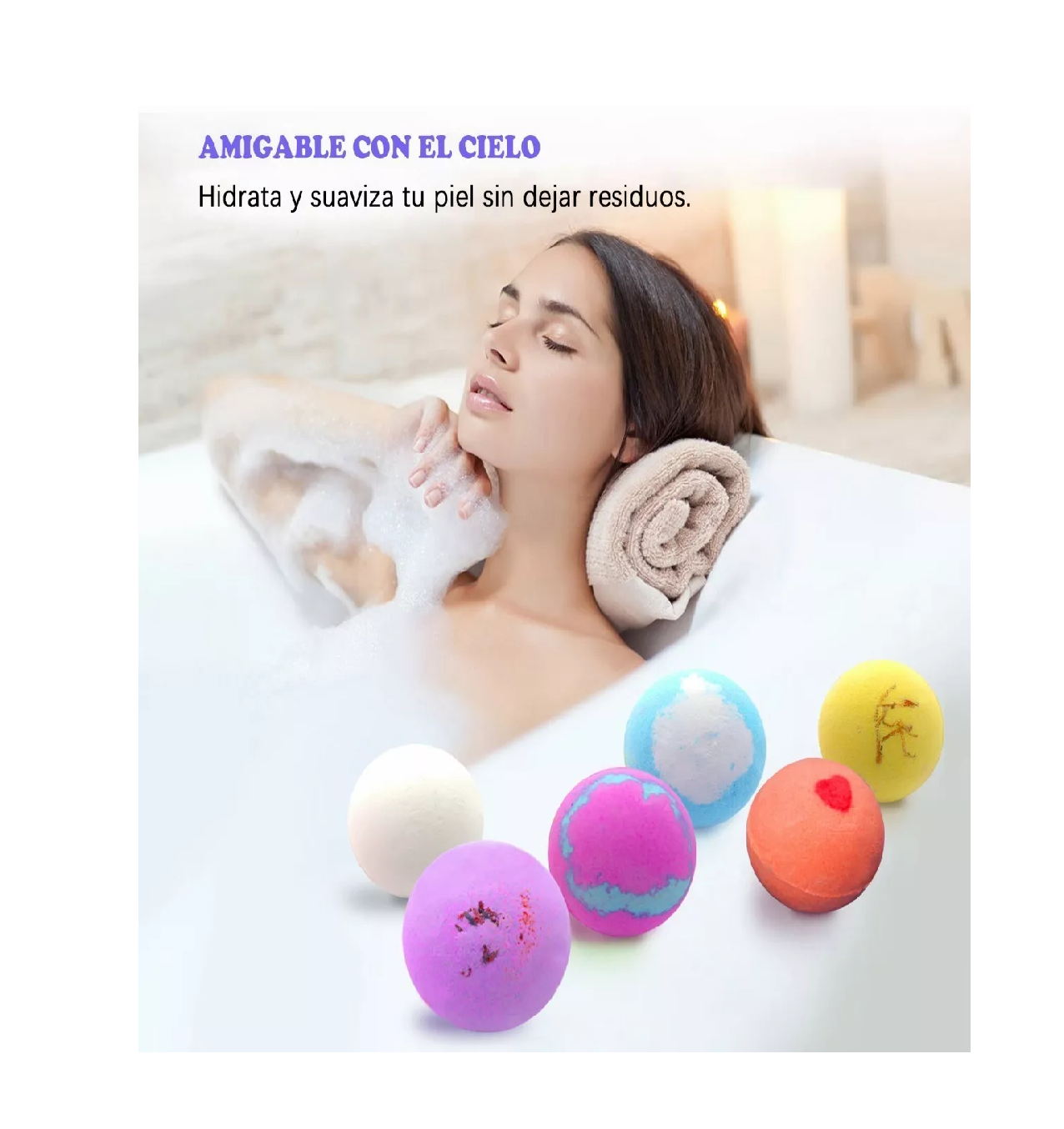 Foto 4 pulgar | Bolas de Baño de Aceites Esenciales Belug 12 Piezas