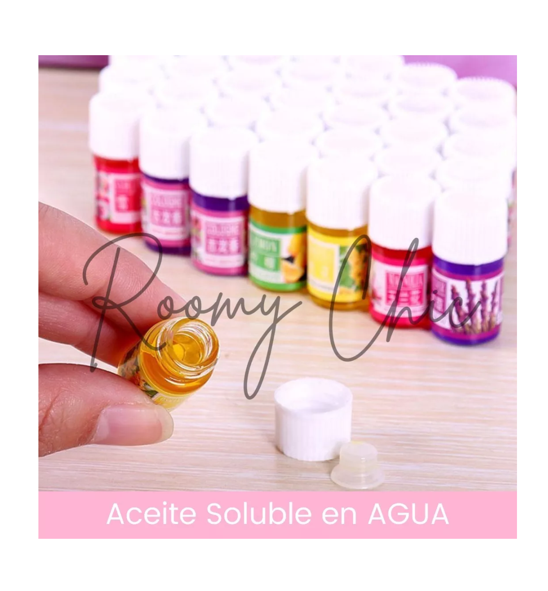 Foto 4 pulgar | Kit 12 Esencias Aromáticas Base Agua Lavanda Jazmín Mayoreo Soluble en Agua 12 Aceites Esenciales