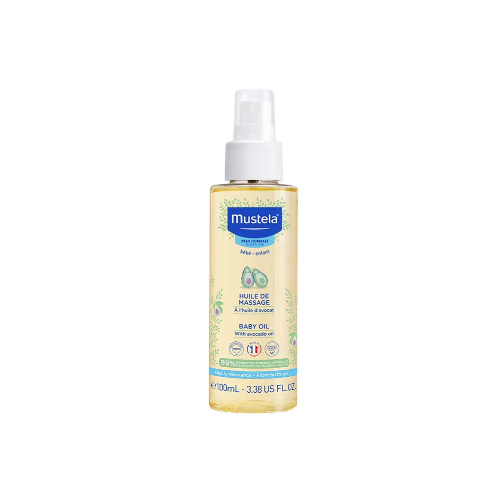 Aceite Hidratante Para Masaje Baby Oil Mustela Con Aguacate, 100 Ml - Venta Internacional.