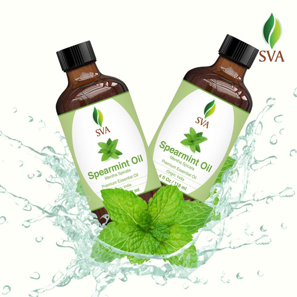 Foto 4 | Aceite Esencial Sva De Hierbabuena 100% Natural, 120 Ml Con Gotero - Venta Internacional.