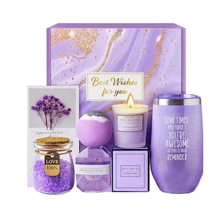 Foto 1 | Vela Aromática Repelente Cesta De Regalo Relajante Violeta