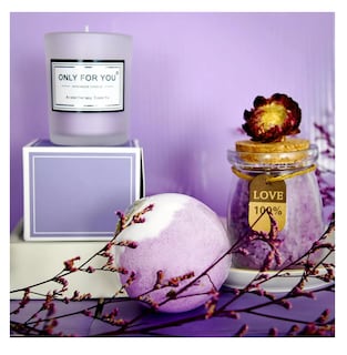 Foto 5 | Vela Aromática- Repelente Cesta De Regalo Relajante Violeta