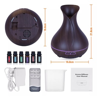 Foto 4 | Difusor de Aceite Esencial Humidificador Ultrasónico 500 ml