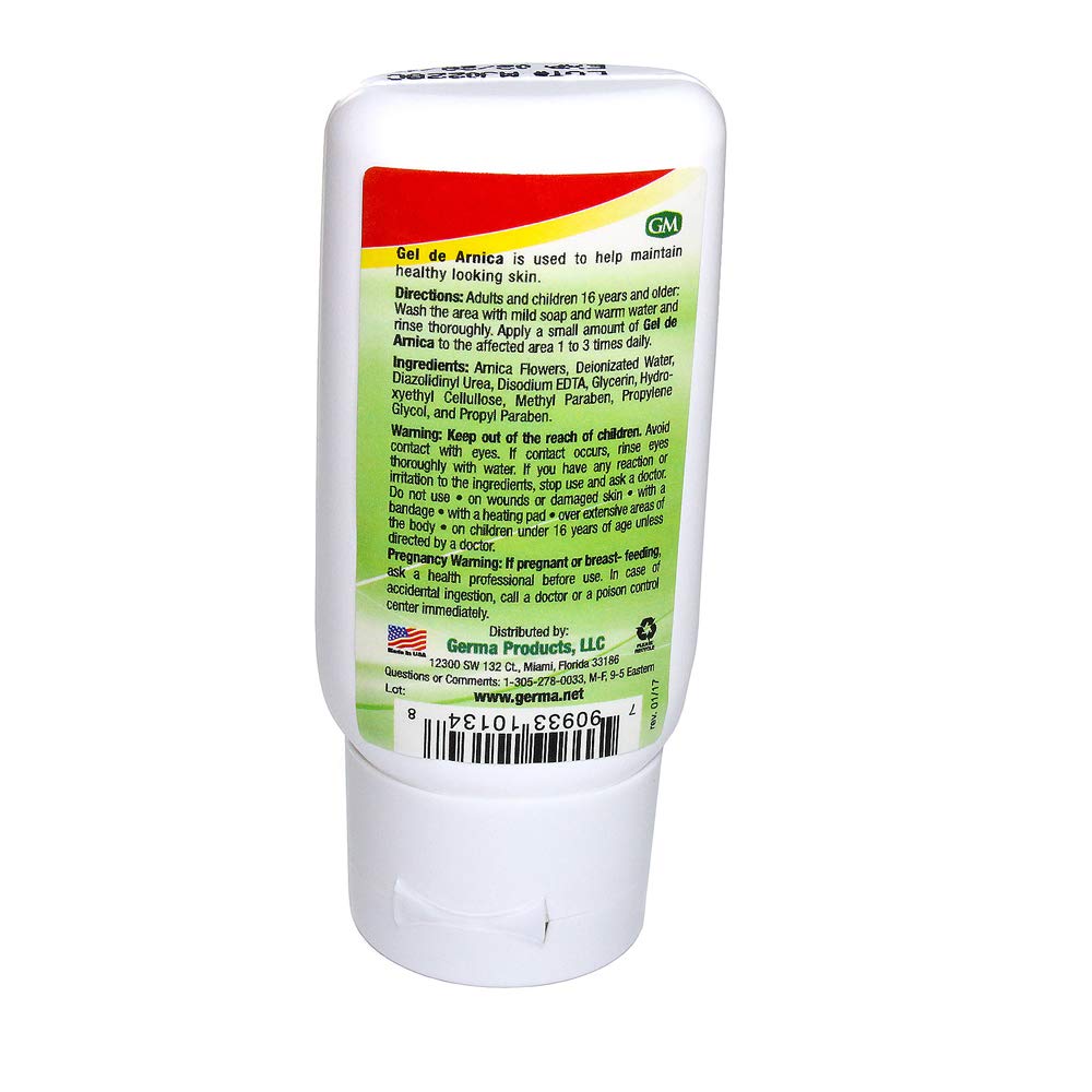 Foto 3 pulgar | Gel Germa Arnica, Hidratante Tópico Natural, Analgésico, 60 Ml - Venta Internacional.