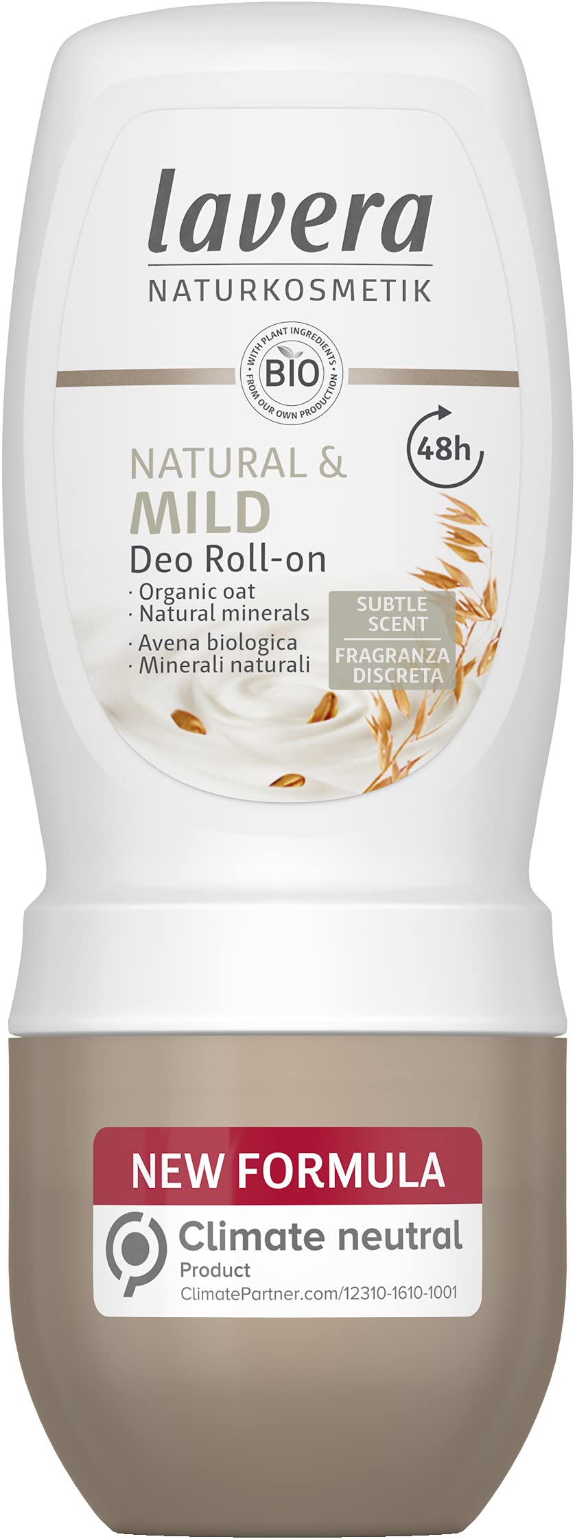 Desodorante Roll On Lavera Natural & Mild 50 Ml - Venta Internacional.