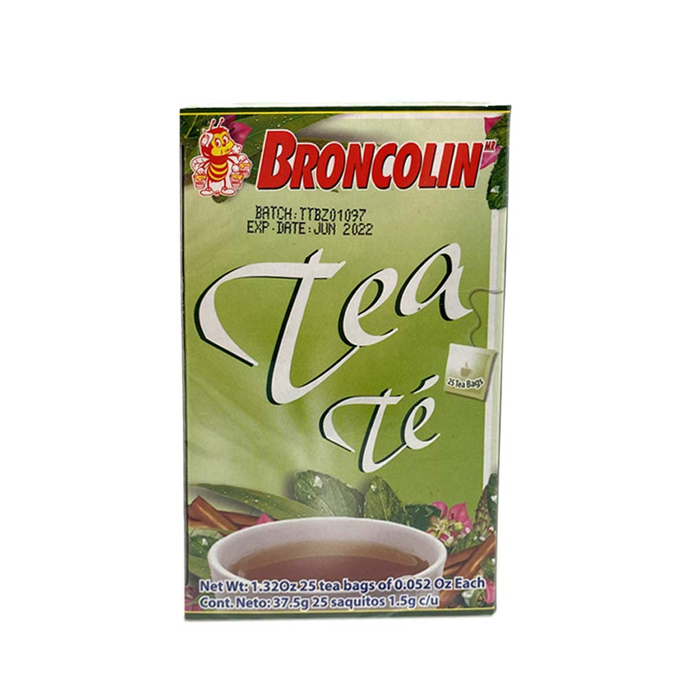 Foto 3 pulgar | Té De Hierbas Broncolin Para Aliviar La Gripe, 25 Bolsas, 39 Ml, Eucalipto - Venta Internacional.