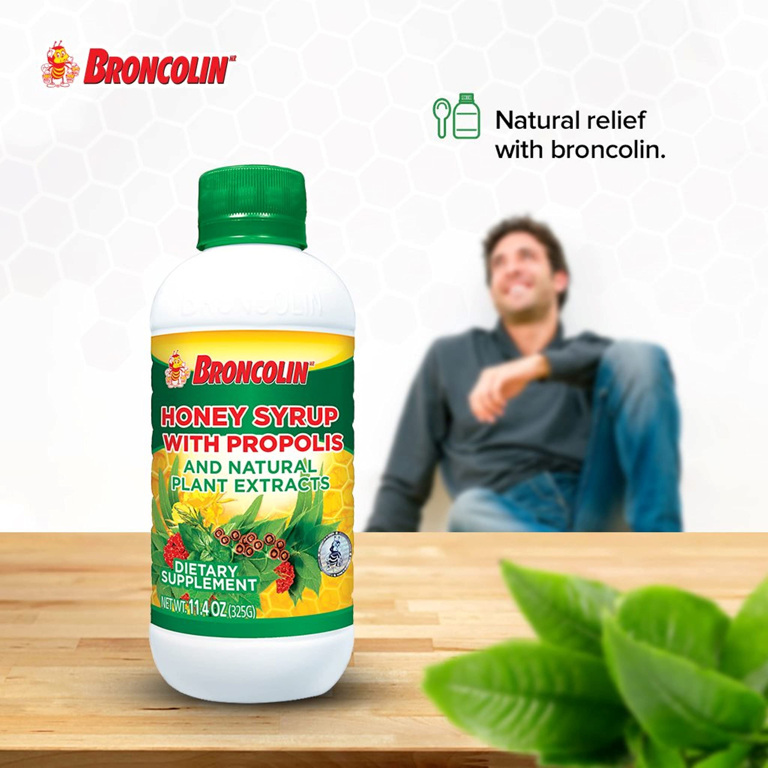 Foto 7 | Sirope De Miel De Broncolina Con Propóleo, Extractos Naturales 340 Ml - Venta Internacional.