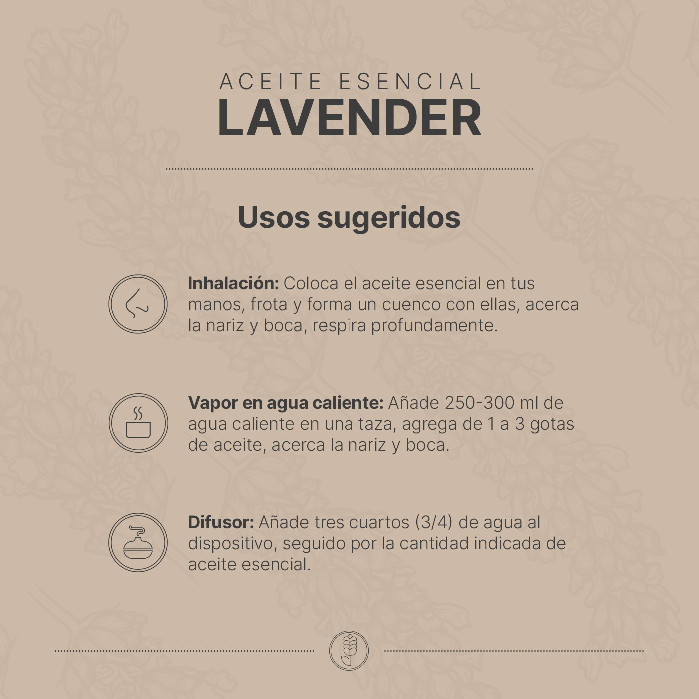 Foto 4 pulgar | Aceite Esencial | Ingredientes Puros Y Naturales, Aromalogía De 120 Ml. Aceite Esencial Lavanda (lavender), B Life.