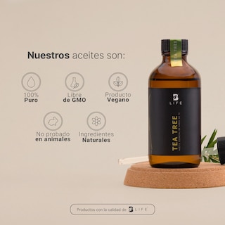 Foto 4 | Aceite Esencial | Ingredientes Puros Y Naturales, Aromalogía De 120 Ml. Aceite Esencial Árbol De Té (tea Tree), B Life