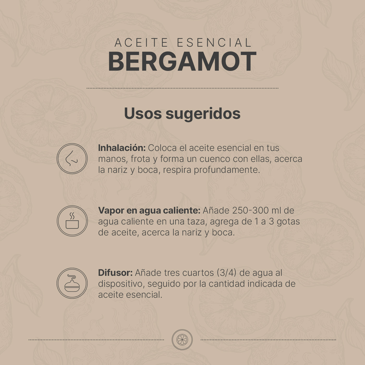 Foto 3 | Aceite Esencial | Ingredientes Puros Y Naturales | Aromalogía, De 120 Ml. Aceite Esencial Bergamota (bergamot), B Life