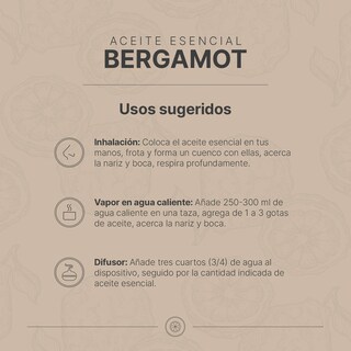 Foto 3 | Aceite Esencial | Ingredientes Puros Y Naturales | Aromalogía, De 120 Ml. Aceite Esencial Bergamota (bergamot), B Life