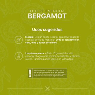 Foto 4 | Aceite Esencial | Ingredientes Puros Y Naturales | Aromalogía, De 120 Ml. Aceite Esencial Bergamota (bergamot), B Life