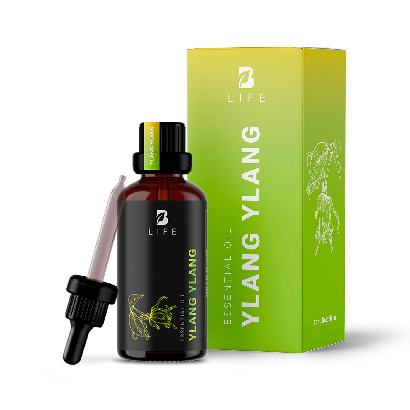 Foto 2 pulgar | Aceite Esencial |  Ingredientes Puros Y Naturales, Aromalogía De 50 Ml. Aceite Esencial Ylang Ylang B Life