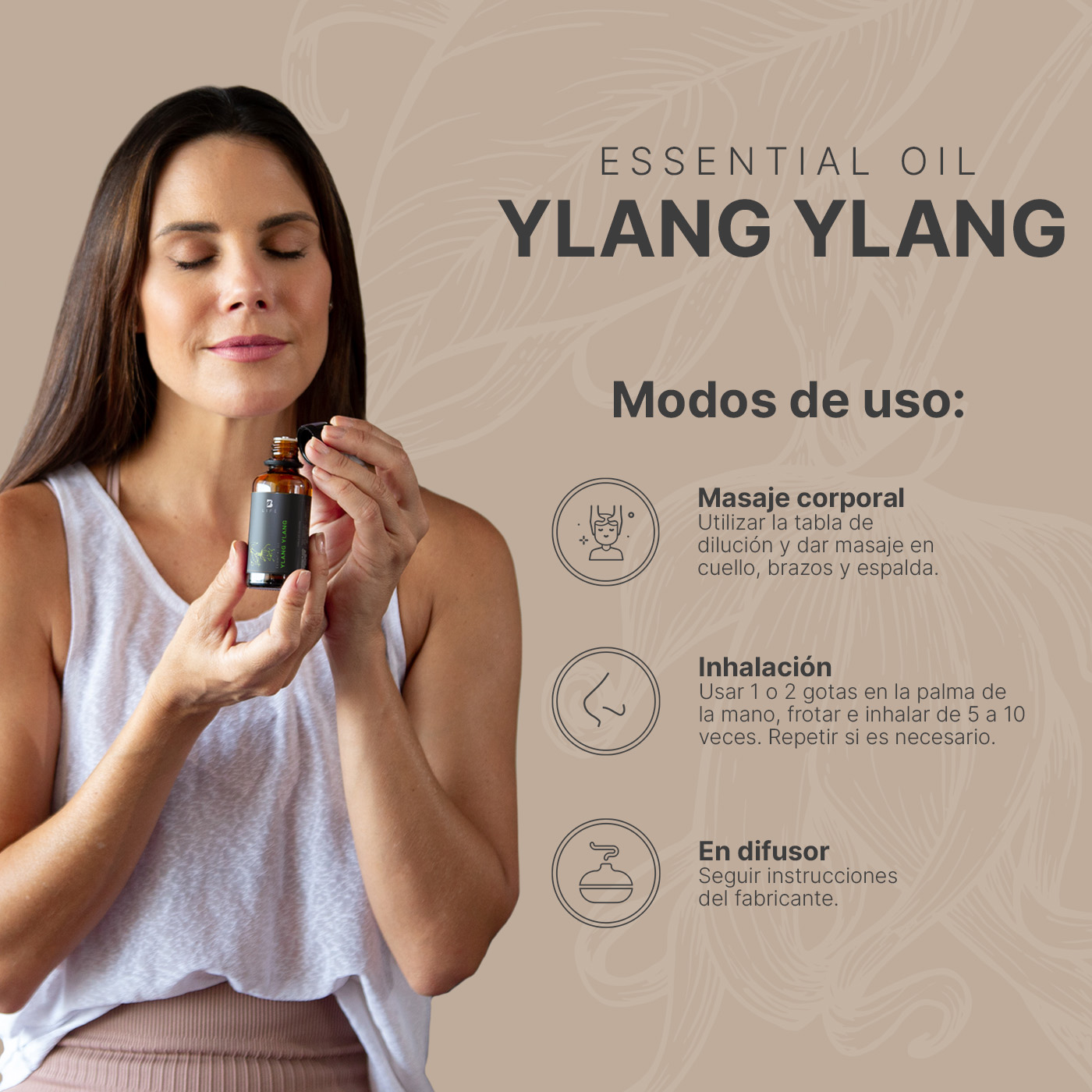 Foto 3 pulgar | Aceite Esencial |  Ingredientes Puros Y Naturales, Aromalogía De 50 Ml. Aceite Esencial Ylang Ylang B Life