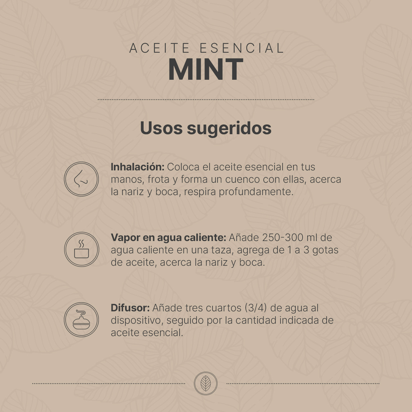 Foto 3 | Aceite Esencial | Ingredientes Puros Y Naturales, Aromalogía De 120 Ml. Aceite Esencial Menta (mint), B Life.