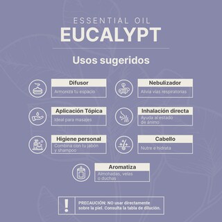Foto 3 | Aceite Esencial | Ingredientes Puros Y Naturales, Aromalogía De 50 Ml. Aceite Esencial Eucalipto. B Life