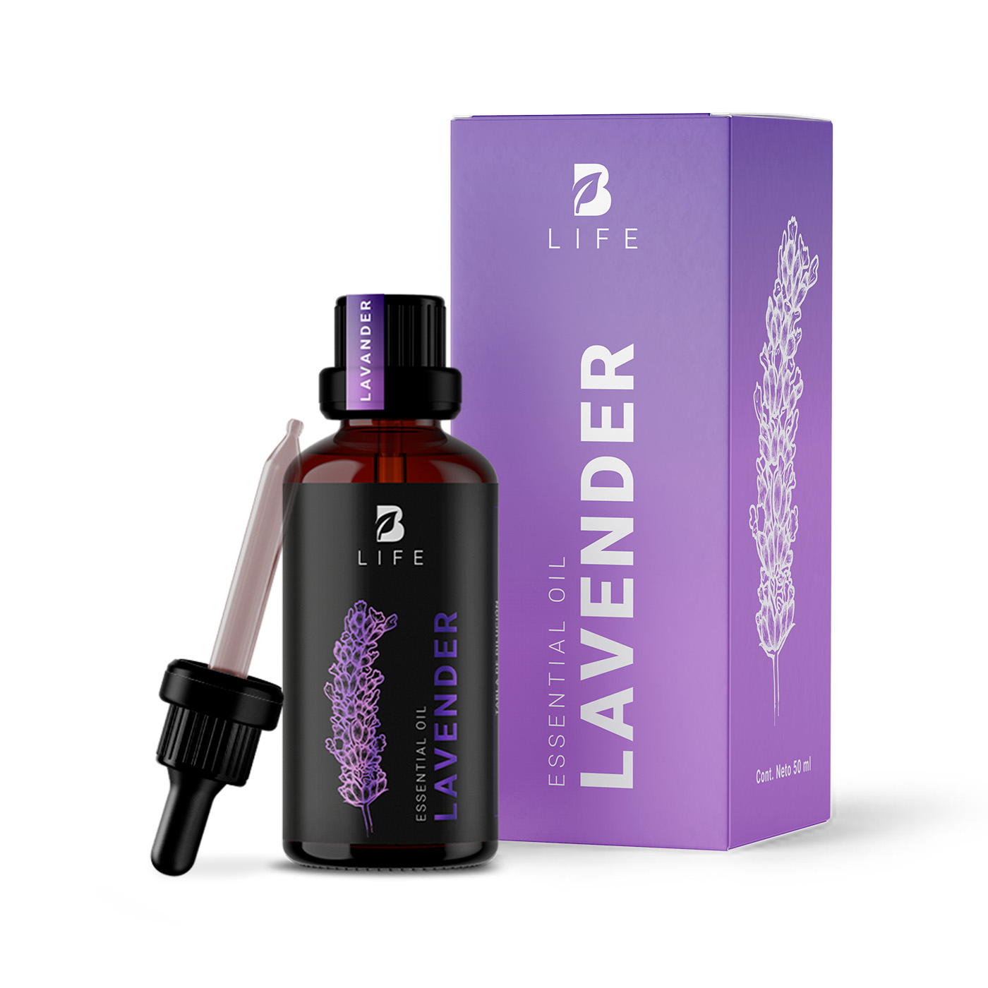 Foto 1 | Aceite Esencial | Ingredientes Puros Y Naturales, Aromalogía De 50 Ml. Aceite Esencial Lavanda (lavender), B Life.
