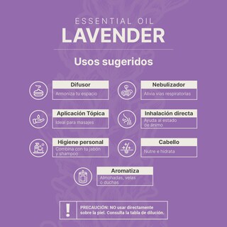 Foto 3 | Aceite Esencial | Ingredientes Puros Y Naturales, Aromalogía De 50 Ml. Aceite Esencial Lavanda (lavender), B Life.