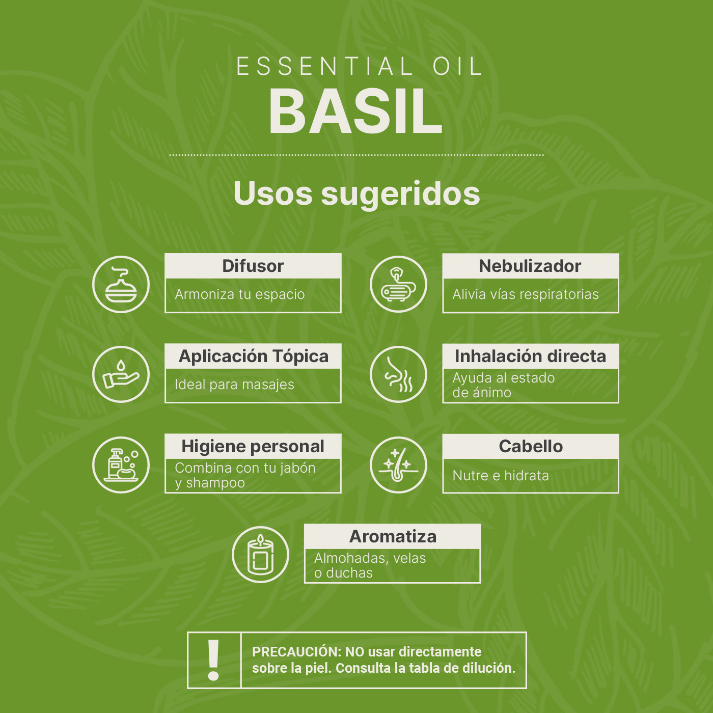 Foto 4 | Aceite Esencial B Life Basil de 50 ml