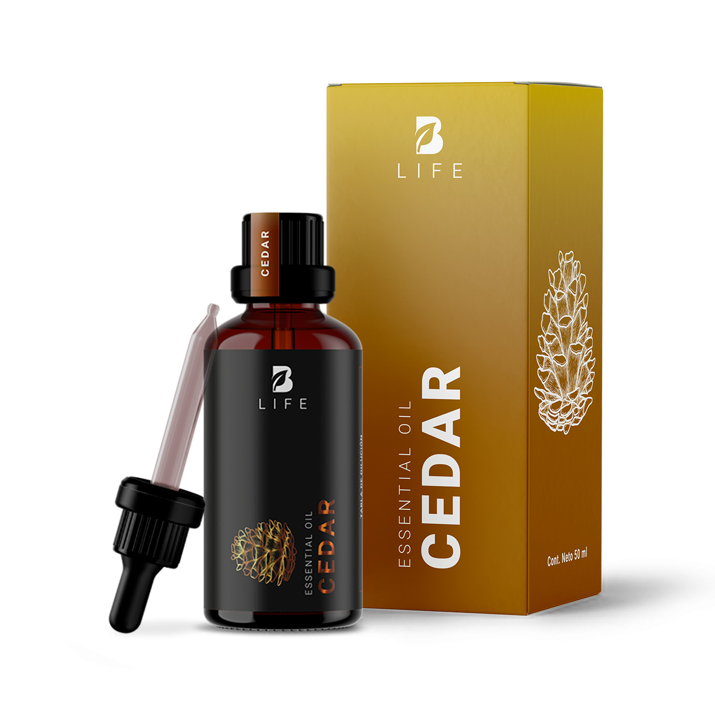 Foto 1 | Aceite Esencial de Cedro B Life - 50ml de Ingredientes Naturales y Puros