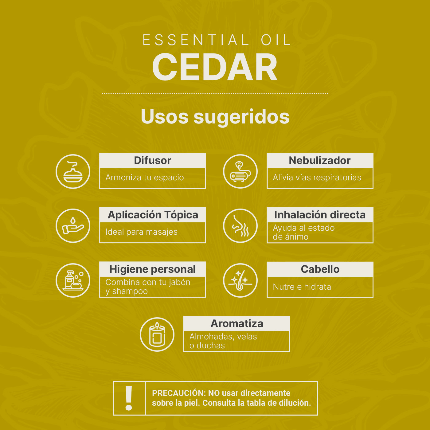Foto 4 pulgar | Aceite Esencial de Cedro B Life - 50ml de Ingredientes Naturales y Puros