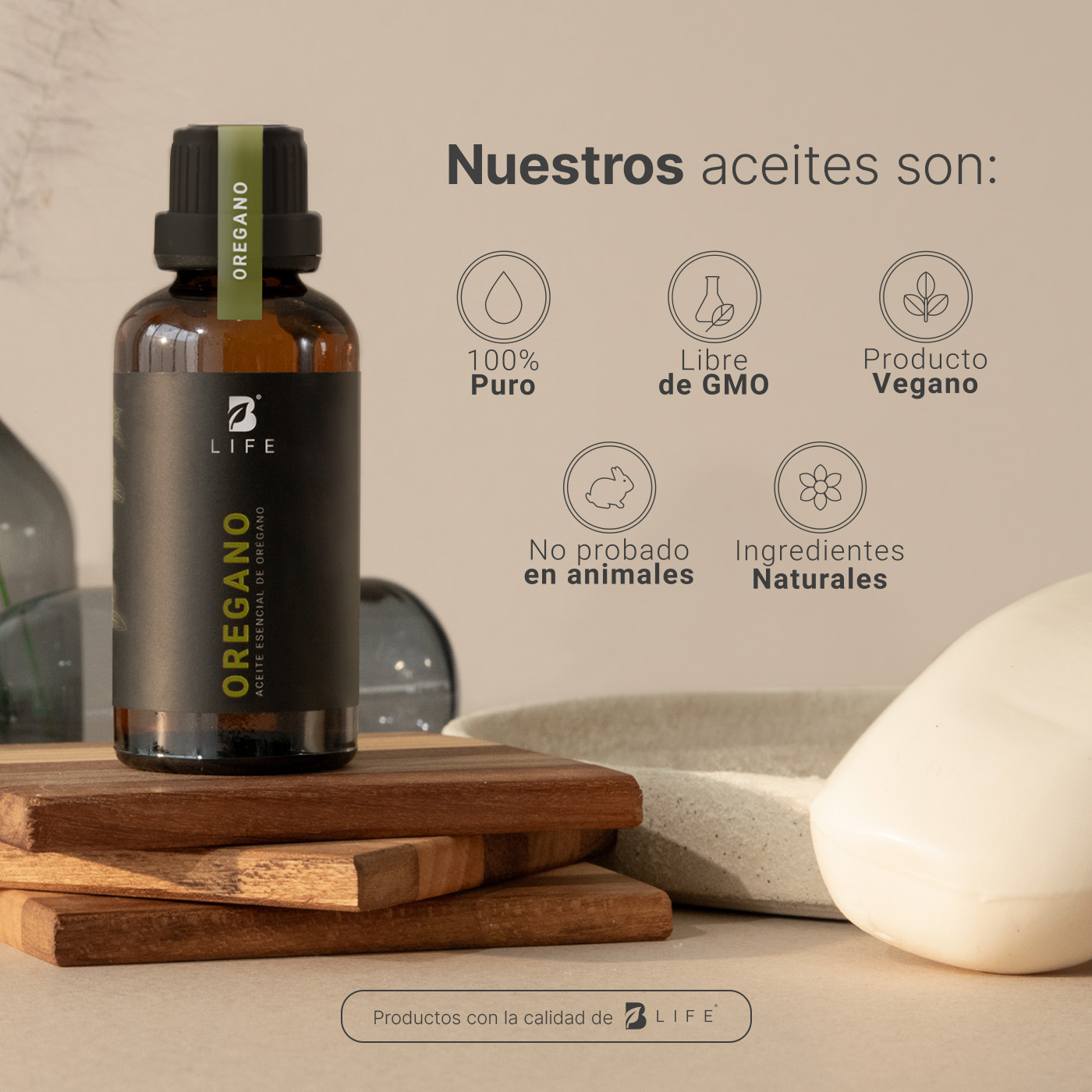 Foto 6 pulgar | Aceite Esencial | Ingredientes Puros Y Naturales De 50 Ml. Aceite Esencial Orégano B Life