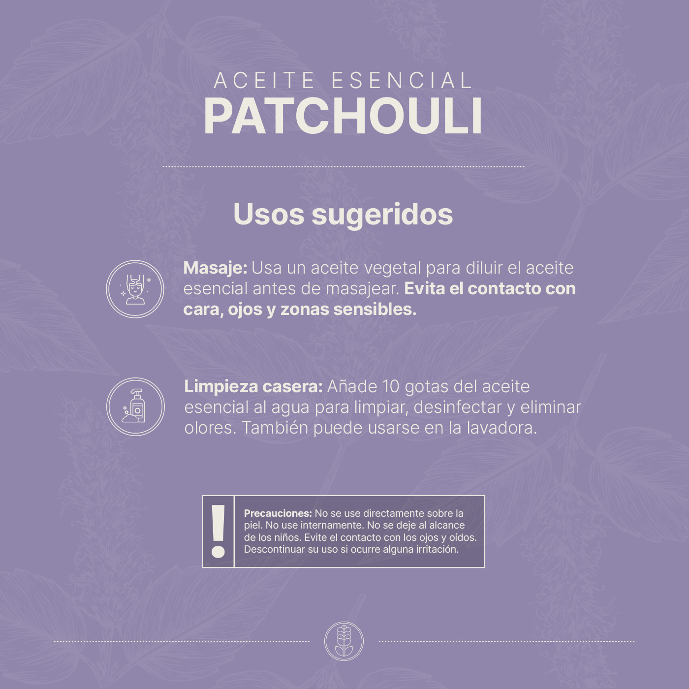 Foto 4 | Aceite Esencial | Ingredientes Puros Y Naturales, Aromalogía De 50 Ml. Aceite Esencial Pachulí (patchouli) B Life