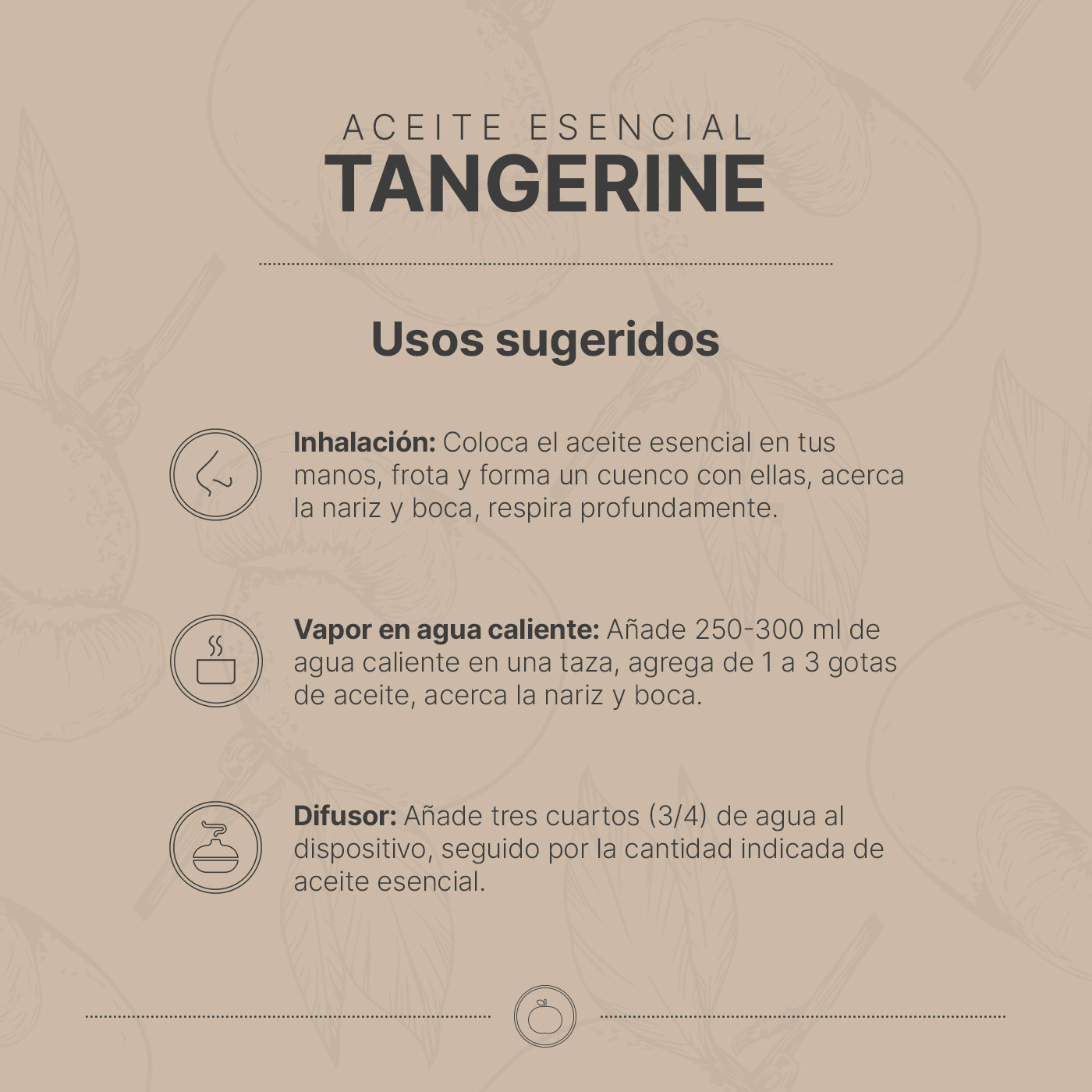 Foto 3 | Aceite Esencial | Ingredientes Puros Y Naturales De 50 Ml. Aceite Esencial Mandarina (tangerine) B Life.