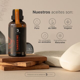 Foto 5 | Aceite Esencial | Ingredientes Puros Y Naturales De 50 Ml. Aceite Esencial Mandarina (tangerine) B Life.