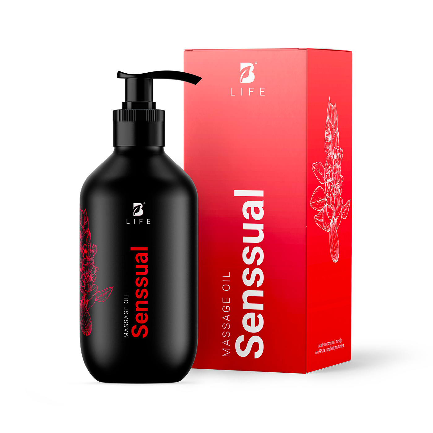 Aceite Corporal De 800ml (27 Oz) Para Masaje En Pareja. Mezcla De Aceites Naturales Relajantes. Sensual Massage Oil.