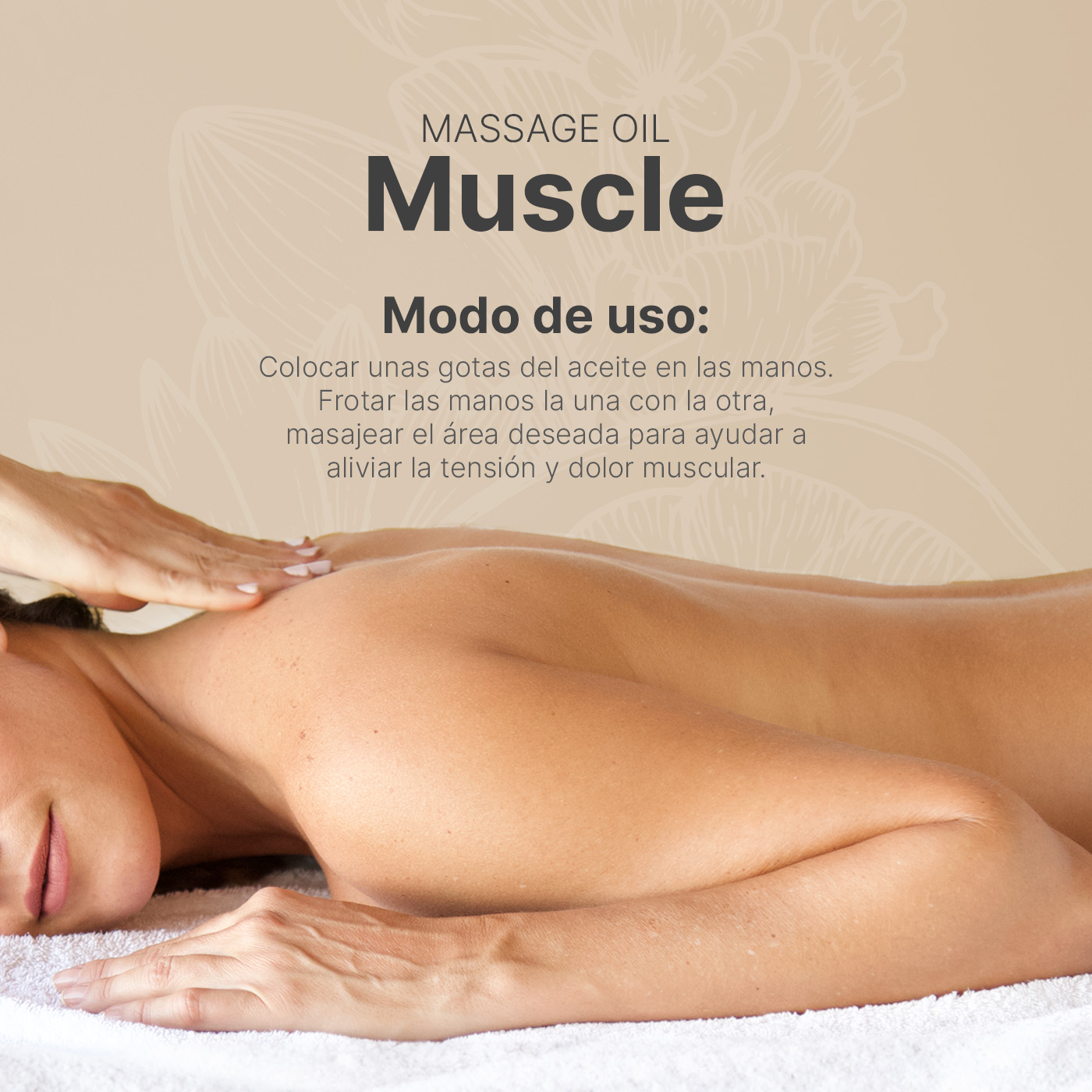 Foto 3 pulgar | Aceite Corporal De 800ml (27 Oz) . Mezcla De Aceites Naturales Para Masaje Muscular. Muscle Massage Oil. B Life.