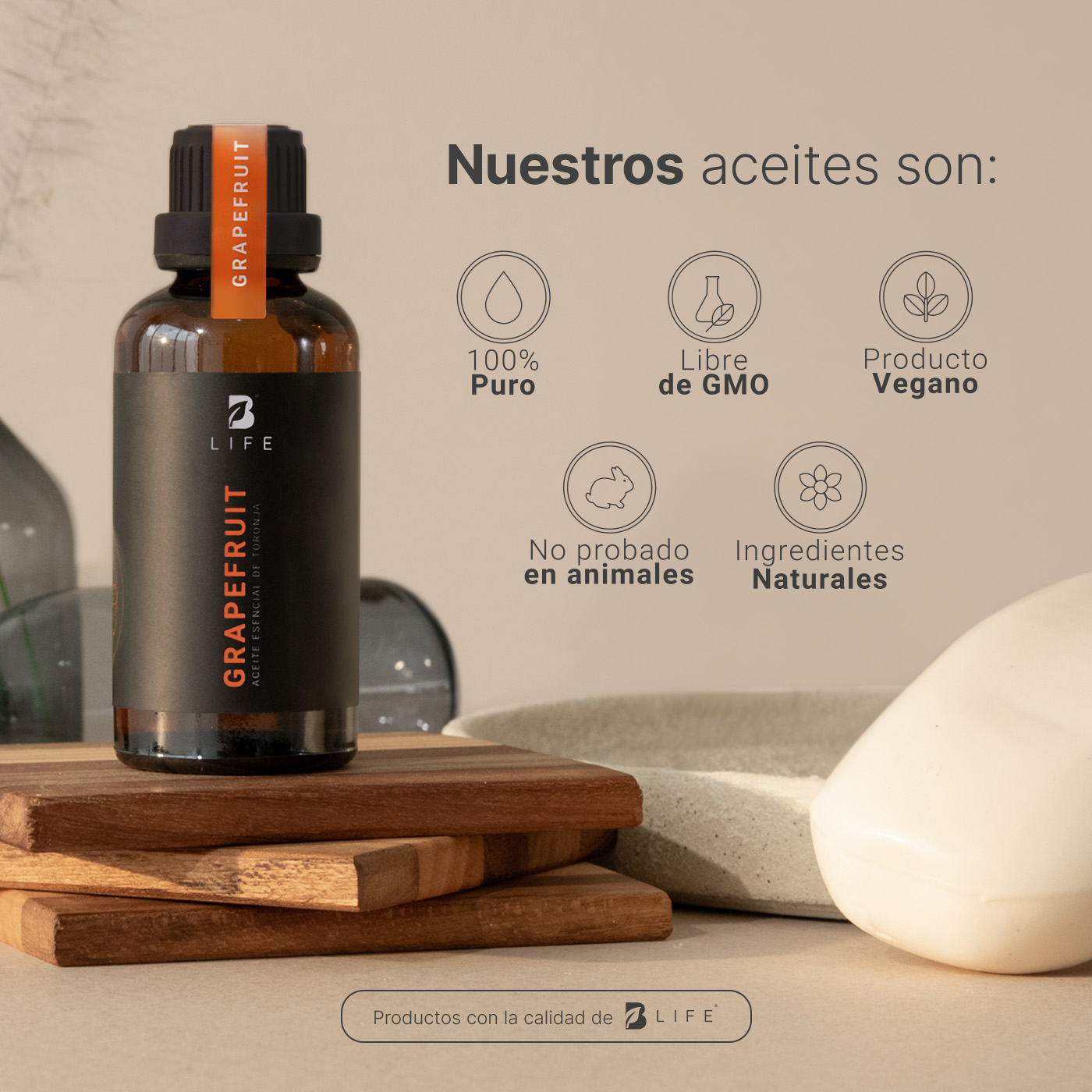 Foto 6 pulgar | Aceite Esencial de Toronja B Life de 50 ml