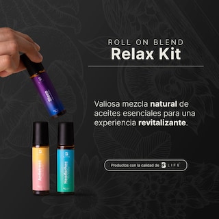 Foto 2 | Kit De 3 Roll On Corporales De 10 Ml. Aceites Esenciales Auxiliares En La Relajacion. Roll On Relax B Life