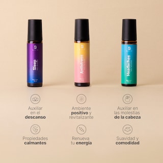 Foto 5 | Kit De 3 Roll On Corporales De 10 Ml. Aceites Esenciales Auxiliares En La Relajacion. Roll On Relax B Life