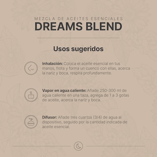 Foto 3 | Aceite Esencial 100% Puro Y Natural | Aromalogía Auxiliar Para Dormir | Mezcla De Aceites De 50 Ml. Dreams