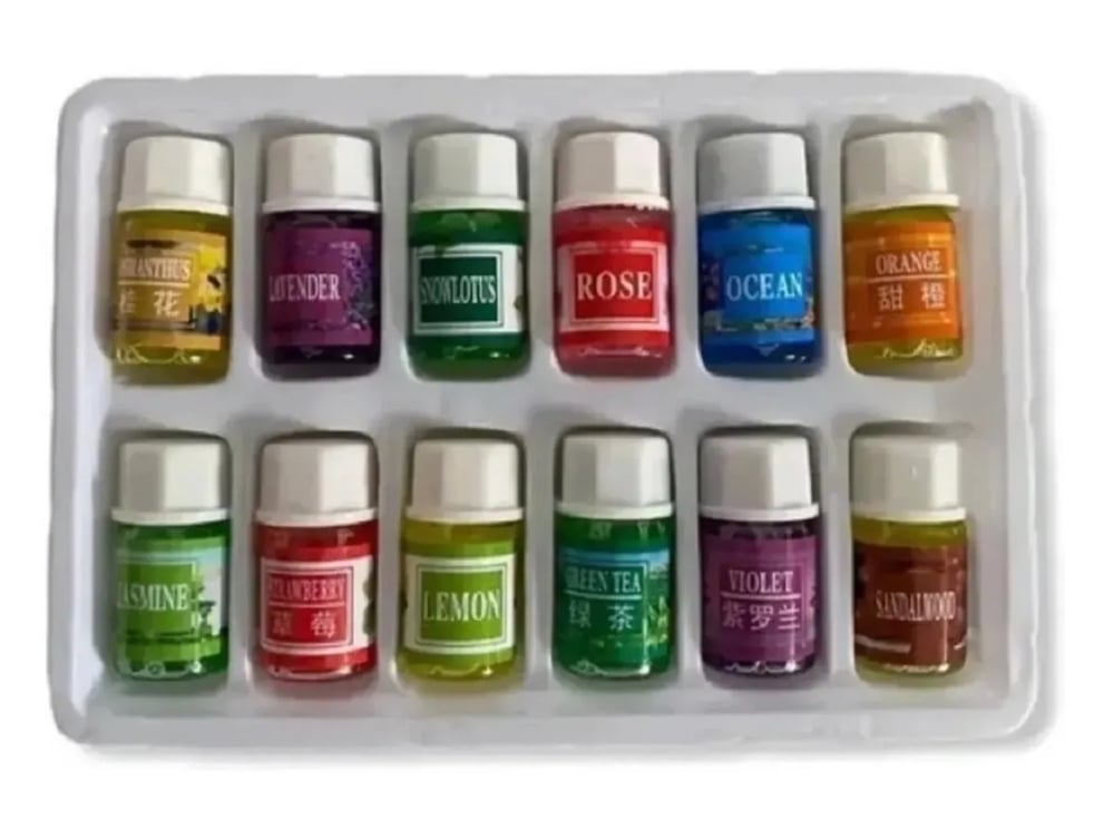Foto 4 pulgar | Set De 12 Aromas De Aceite Para Humidificador, 3 Ml Cada Uno - Venta Internacional.