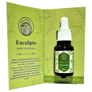 Foto 1 | Aceite De Aromaterapia Eucalyptus Desi Vibes, Botella De Vidrio De 15 Ml - Venta Internacional.