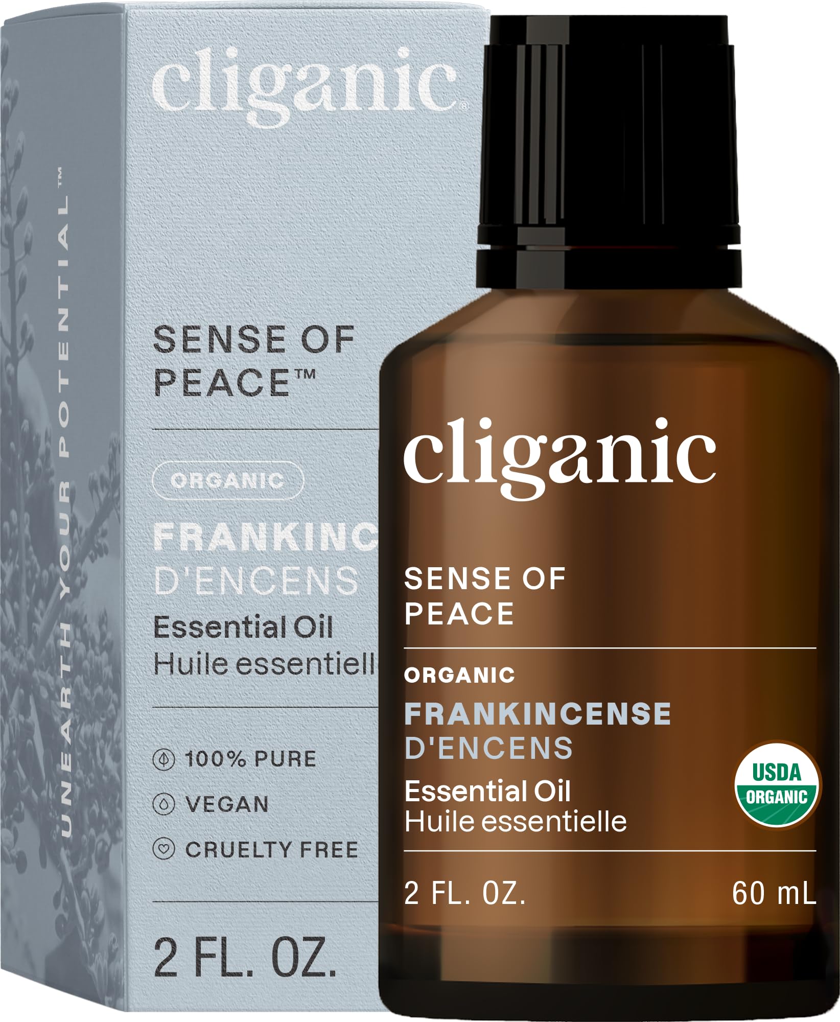 Foto 2 pulgar | Aceite Esencial De Incienso Orgánico Cliganic 30 Ml Para Difusor - Venta Internacional.